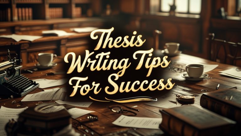 Pro Thesis Writing Tips For Success