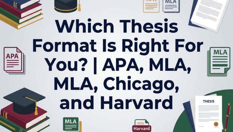 Which Thesis Format Is Right For You? | APA, MLA, Chicago, and Harvard