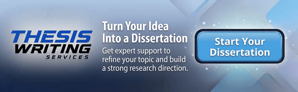 Get expert support to refine your topic and build a strong research direction.